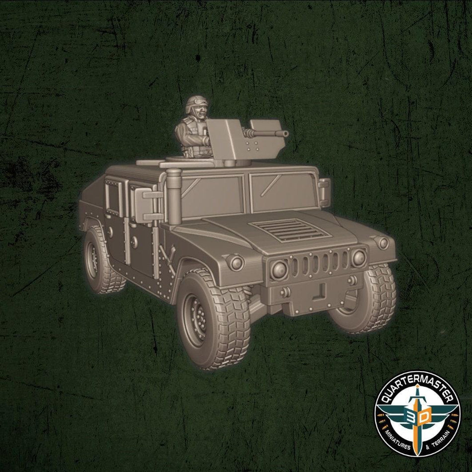 USMC HMMWV - War in Iraq - Quartermaster 3D