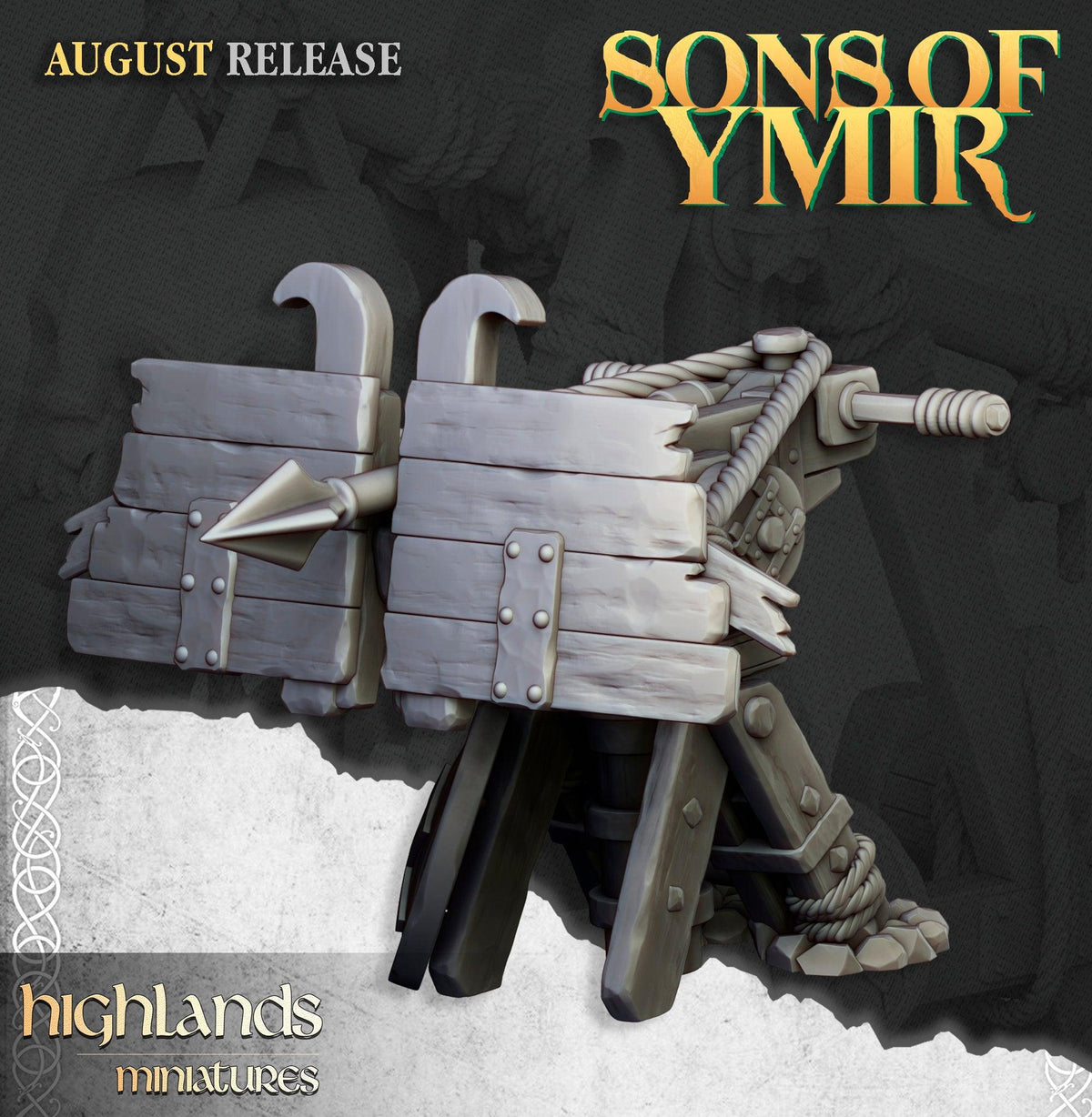 Dwarf Ballista - Sons of Ymir - Highlands Miniatures