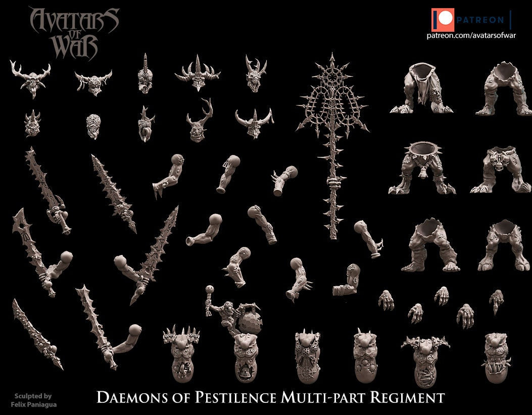 Modular Daemons of Pestilence - Avatars of War