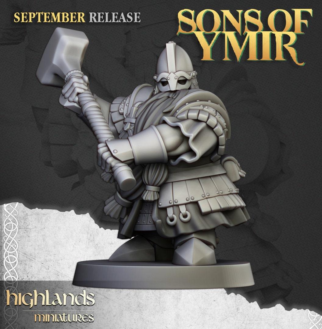 Dwarf Kingsguard - Sons of Ymir - Highlands Miniatures