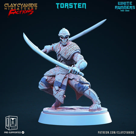 Torsten - White Runners - Clay Cyanide