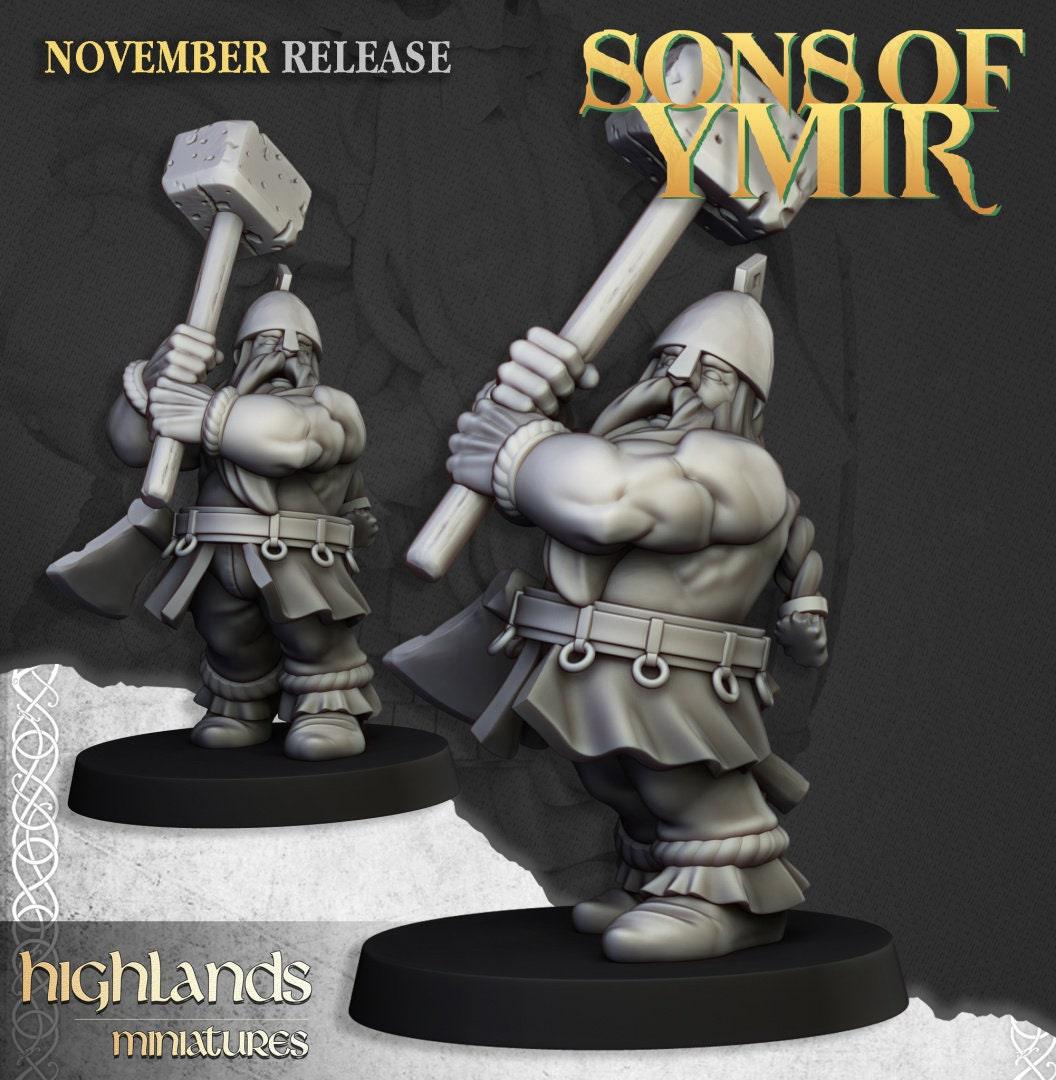 Dwarf Organ Gun - Sons of Ymir - Highlands Miniatures