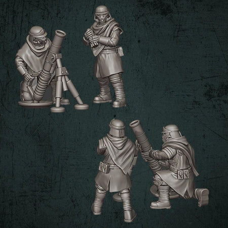 Trench Devils Mortar Team - Quartermaster 3D