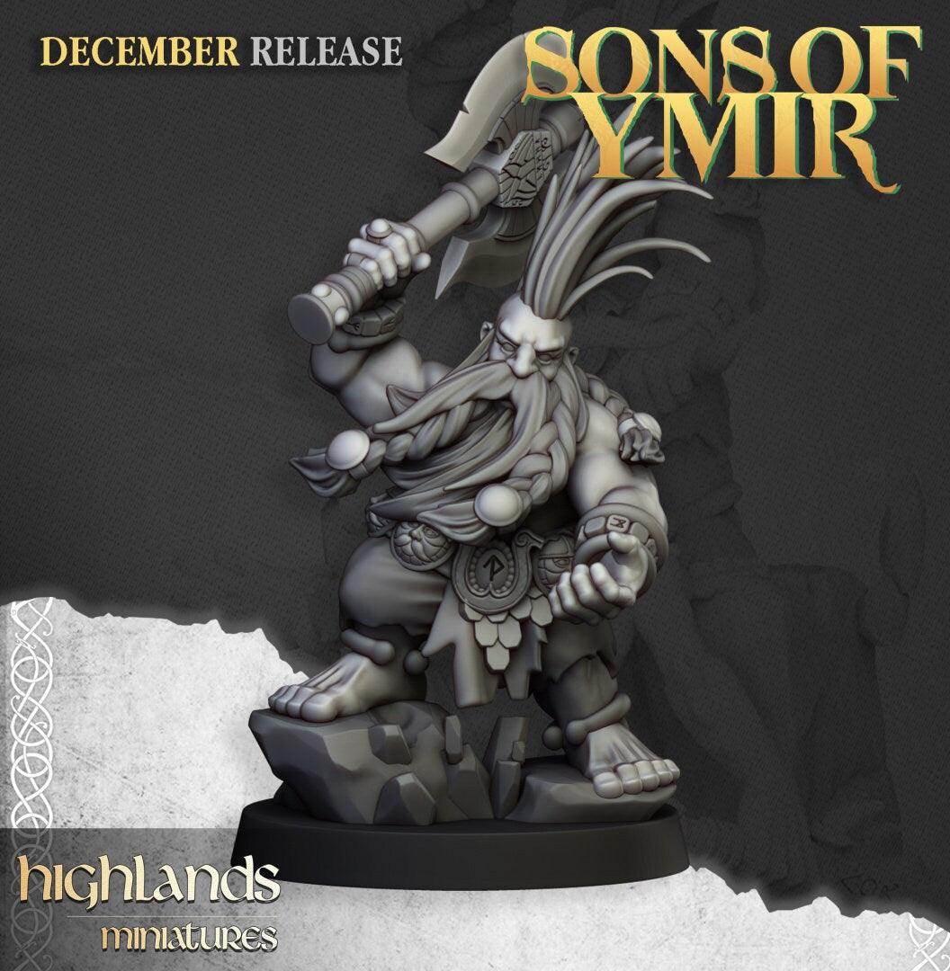 Dwarf Demonseeker - Sons of Ymir - Highlands Miniatures