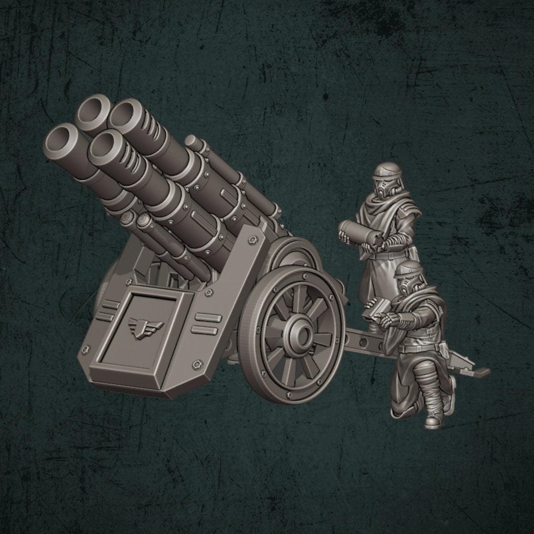 Trench Devils Quad Cannon - Quartermaster 3D