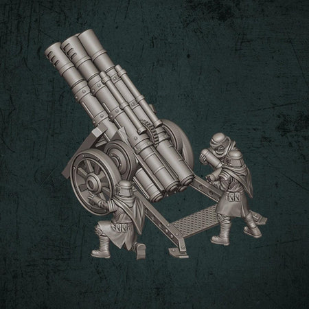 Trench Devils Quad Cannon - Quartermaster 3D