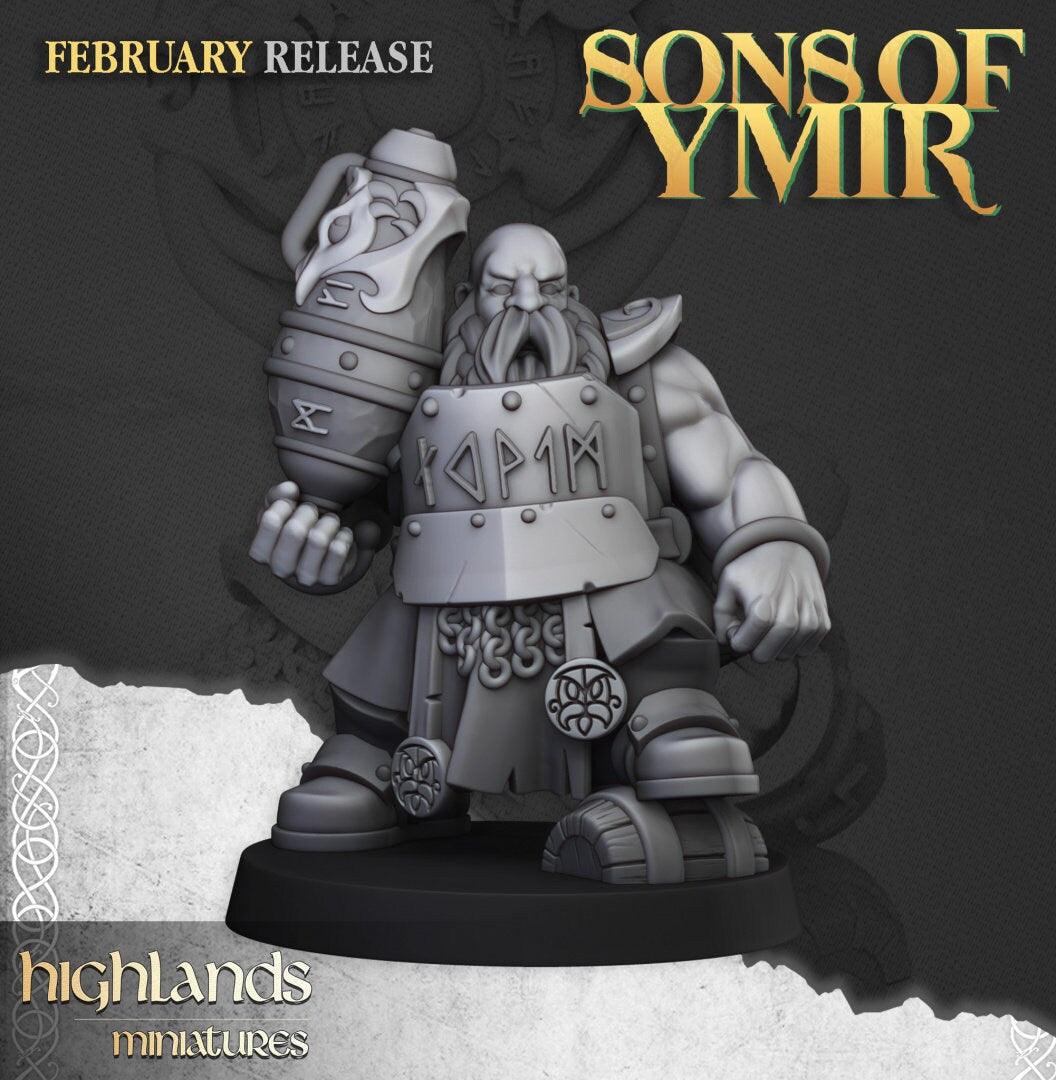 Dwarf Firespitters - Sons of Ymir - Highlands Miniatures