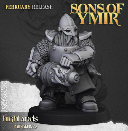 Dwarf Firespitters - Sons of Ymir - Highlands Miniatures