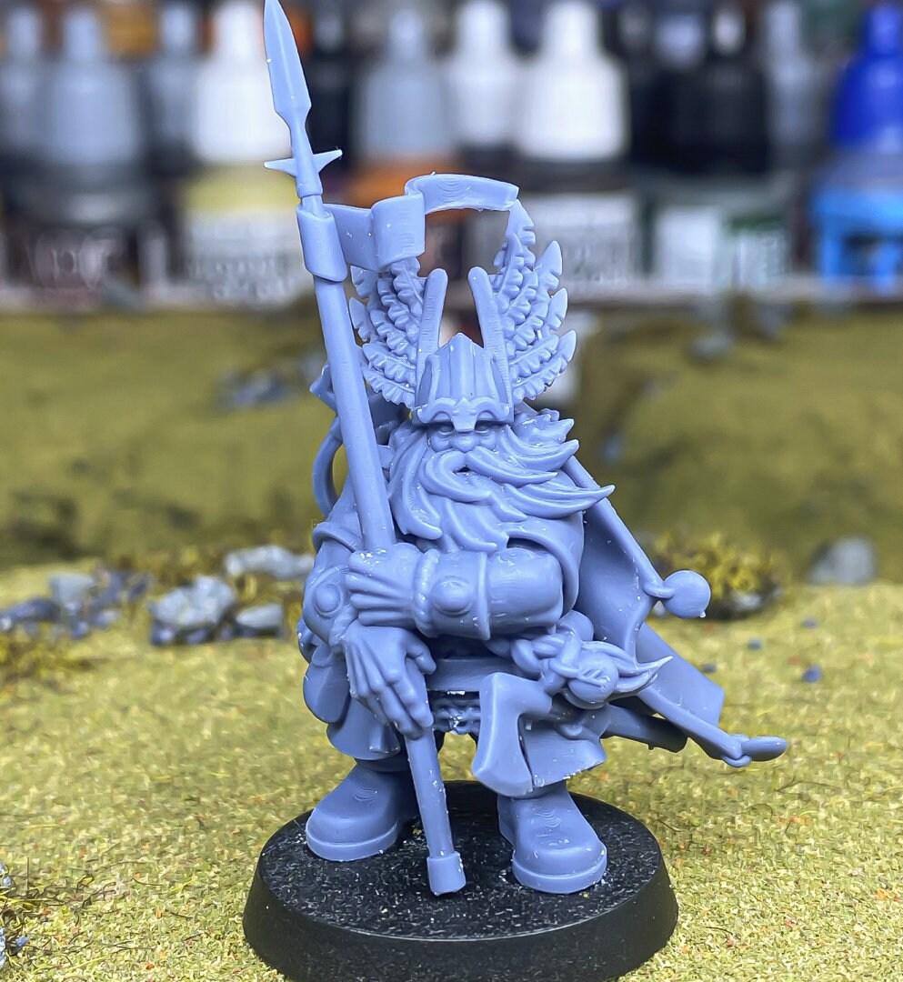 Dwarf Mountain Lord - Sons of Ymir - Highlands Miniatures