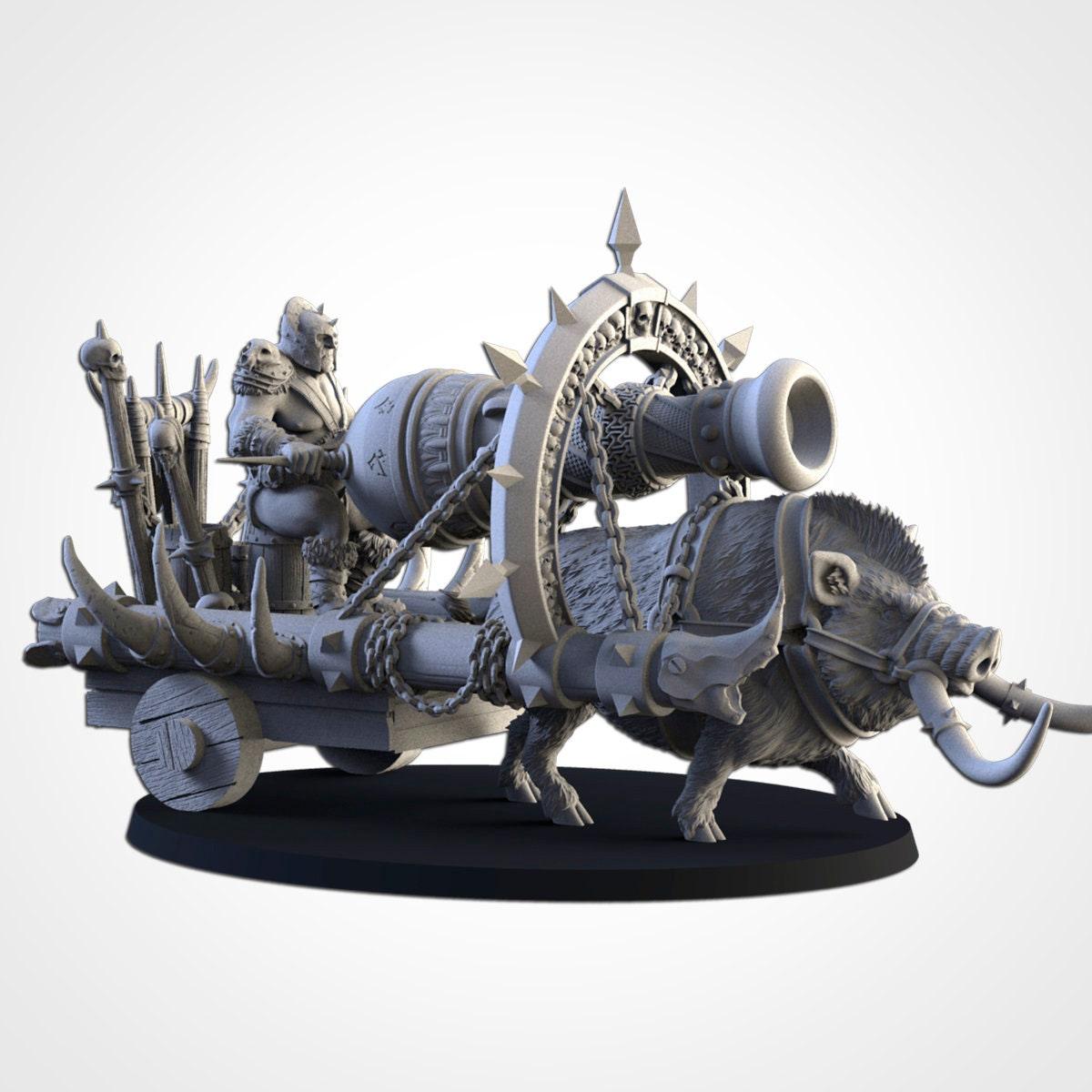 Ogre Thunder Cannon - Northern Ogres - Txarli Factory