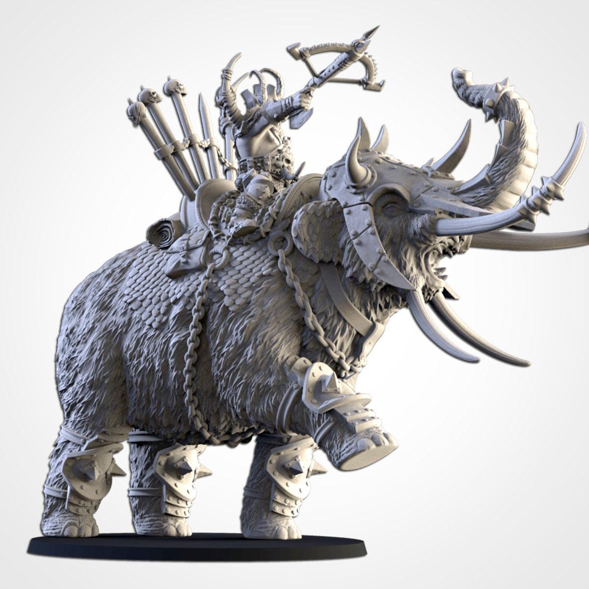 Ogre Hero on Mammoth - Northern Ogres - Txarli Factory