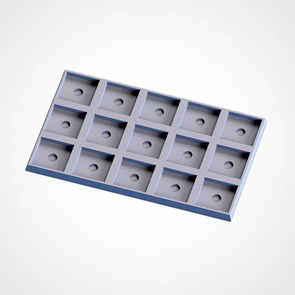 20mm Square to 25mm Square Adaptor Trays - Txarli Factory Designs