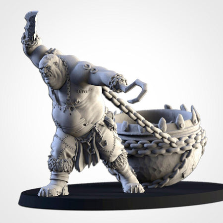 Butcher with Cauldron - Northern Ogres - Txarli Factory