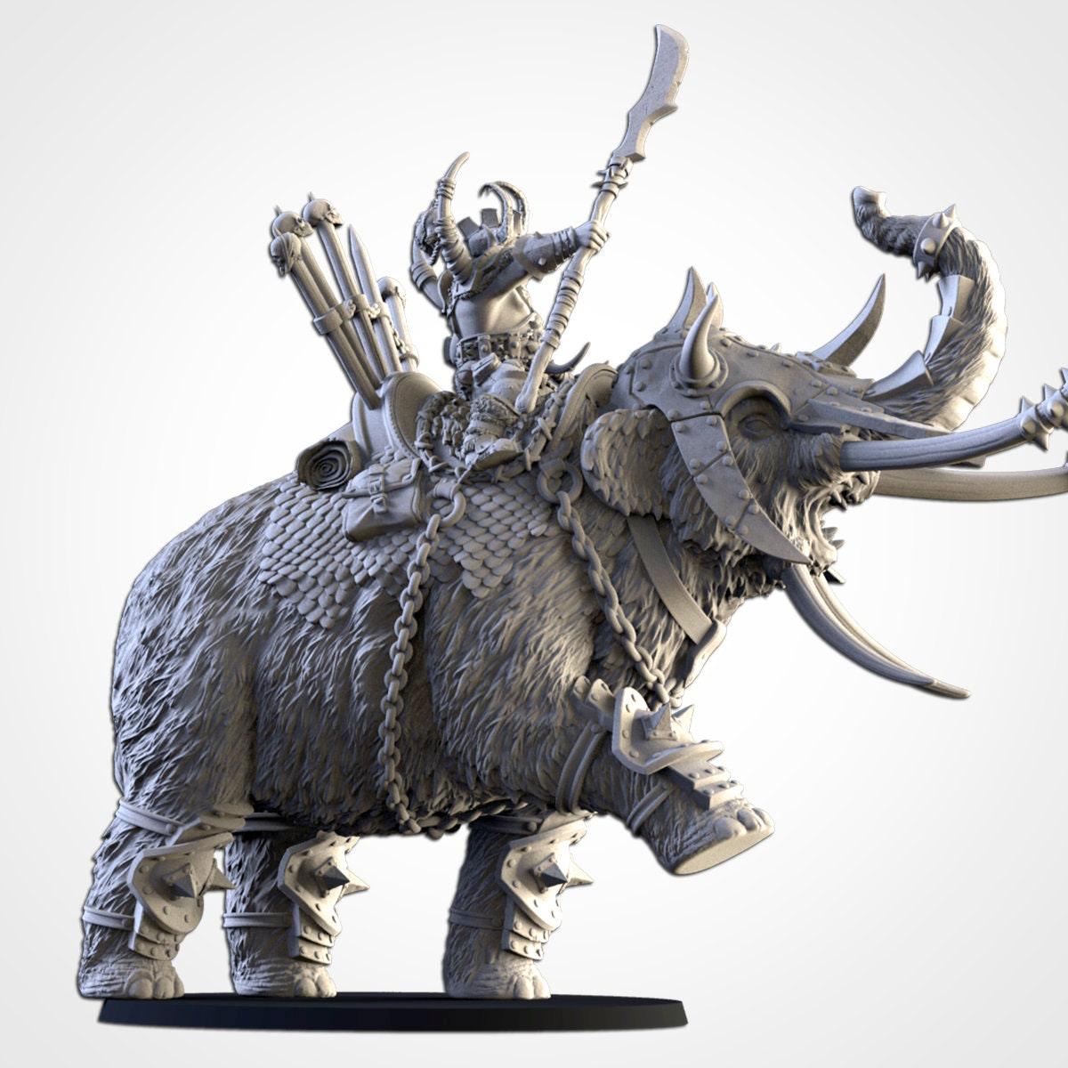 Ogre Hero on Mammoth - Northern Ogres - Txarli Factory