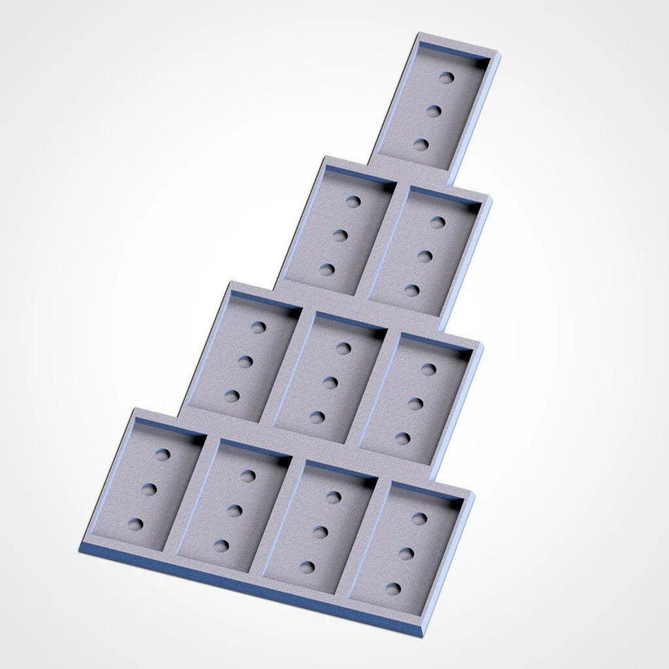 25x50mm to 30x60mm Rectangular Lance Adaptor Trays - Txarli Factory Designs