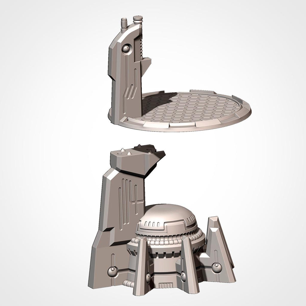 Xenos Terrain Set - Modular Sci Fi Tabletop Terrain for 28mm Wargaming & Kill Team - Alien Scatter Terrain - Txarli Factory