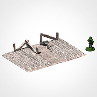 Farm Terrain Set - Crop Field Terrain for DnD & Tabletop Wargaming - 28mm Rural Scatter Terrain and Farmland Tiles - Txarli Factory