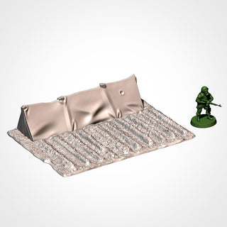 Farm Terrain Set - Crop Field Terrain for DnD & Tabletop Wargaming - 28mm Rural Scatter Terrain and Farmland Tiles - Txarli Factory