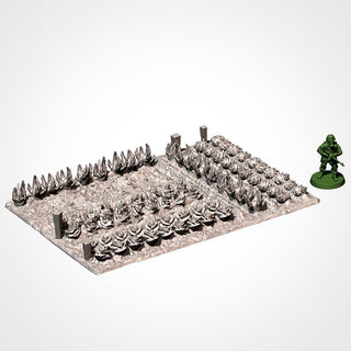 Farm Terrain Set - Crop Field Terrain for DnD & Tabletop Wargaming - 28mm Rural Scatter Terrain and Farmland Tiles - Txarli Factory