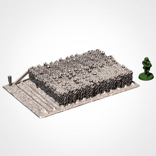 Farm Terrain Set - Crop Field Terrain for DnD & Tabletop Wargaming - 28mm Rural Scatter Terrain and Farmland Tiles - Txarli Factory