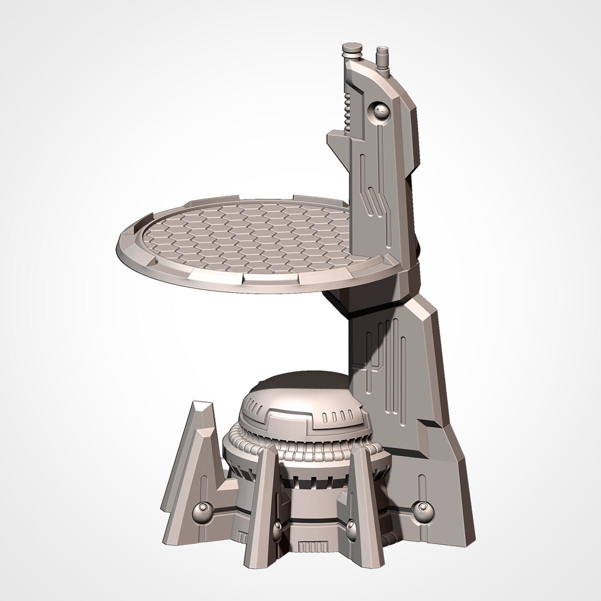 Xenos Terrain Set - Modular Sci Fi Tabletop Terrain for 28mm Wargaming & Kill Team - Alien Scatter Terrain - Txarli Factory