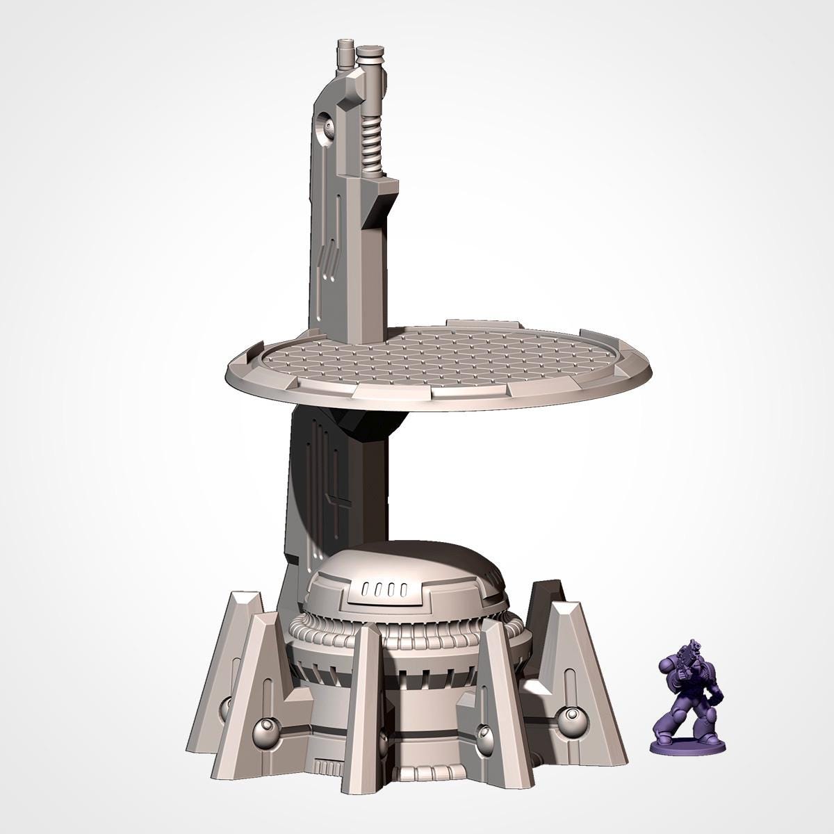 Xenos Terrain Set - Modular Sci Fi Tabletop Terrain for 28mm Wargaming & Kill Team - Alien Scatter Terrain - Txarli Factory