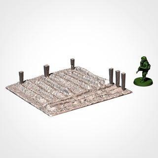 Farm Terrain Set - Crop Field Terrain for DnD & Tabletop Wargaming - 28mm Rural Scatter Terrain and Farmland Tiles - Txarli Factory