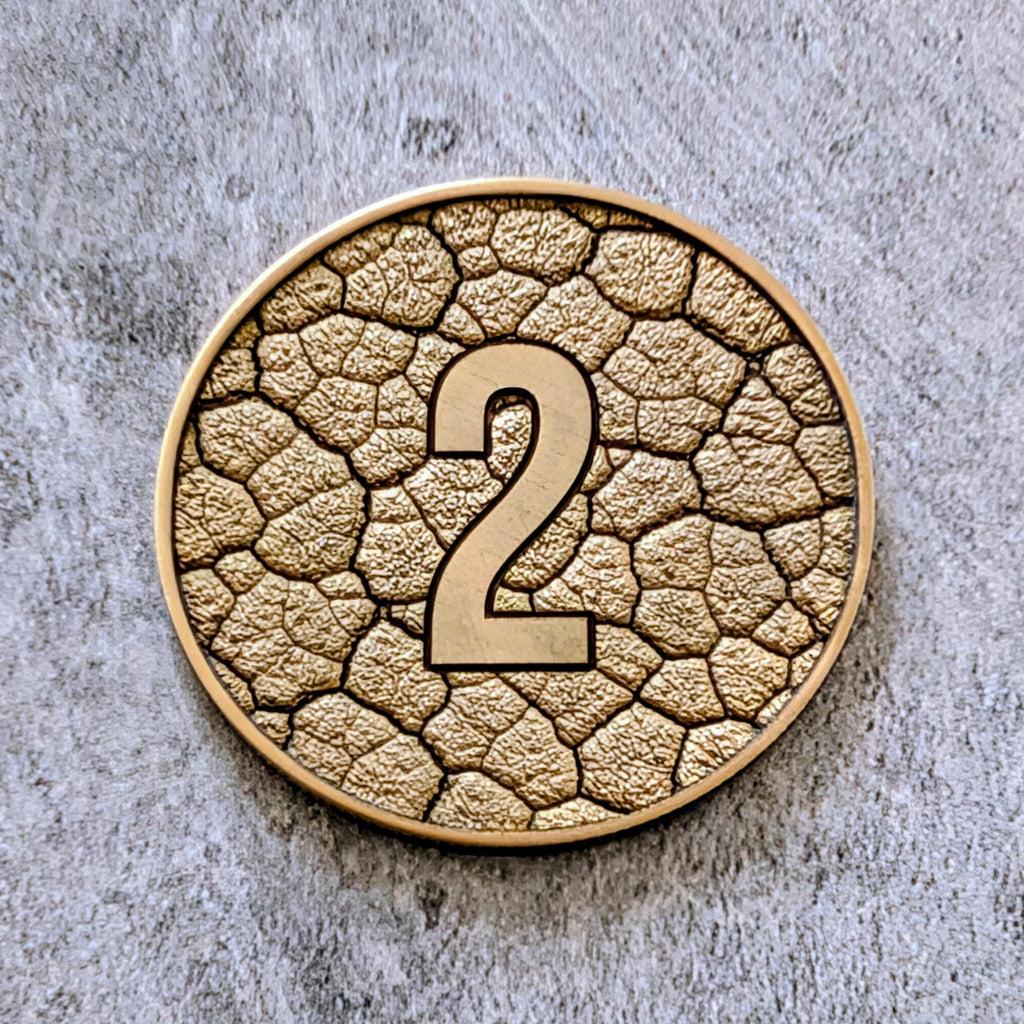 Wargaming Objective Markers Set - Laser Embossed Metal Tokens - Customizable Sci Fi & Fantasy