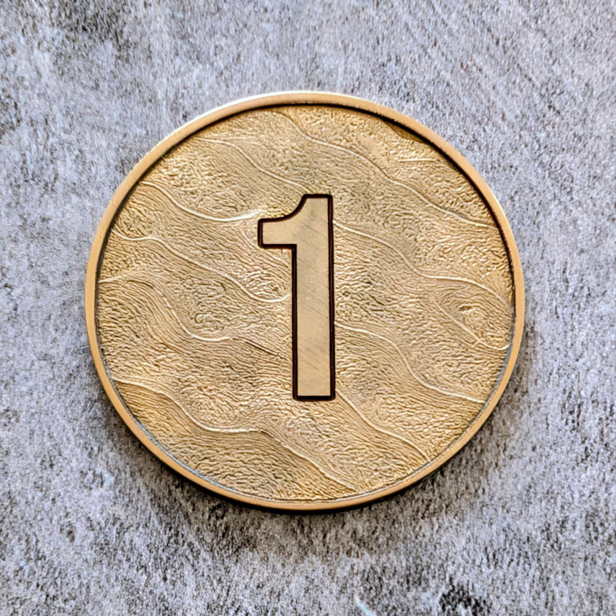 Wargaming Objective Markers Set - Laser Embossed Metal Tokens - Customizable Sci Fi & Fantasy