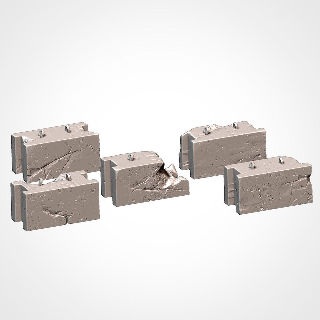 Obstacles of War - Modular Sci Fi Tabletop Terrain for 28mm Wargaming & Kill Team - Sci Fi Scatter Terrain - Txarli Factory