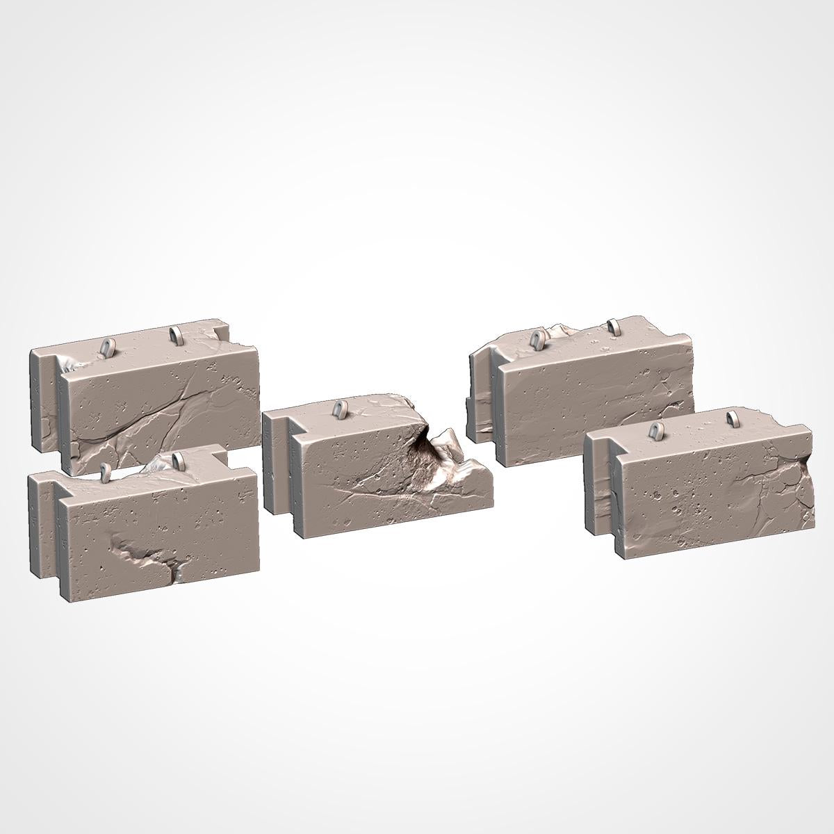 Obstacles of War - Modular Sci Fi Tabletop Terrain for 28mm Wargaming & Kill Team - Sci Fi Scatter Terrain - Txarli Factory
