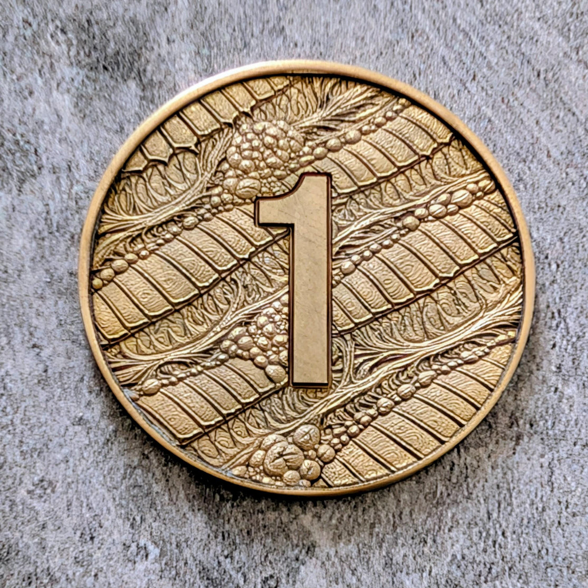 Wargaming Objective Markers Set - Laser Embossed Metal Tokens - Customizable Sci Fi & Fantasy