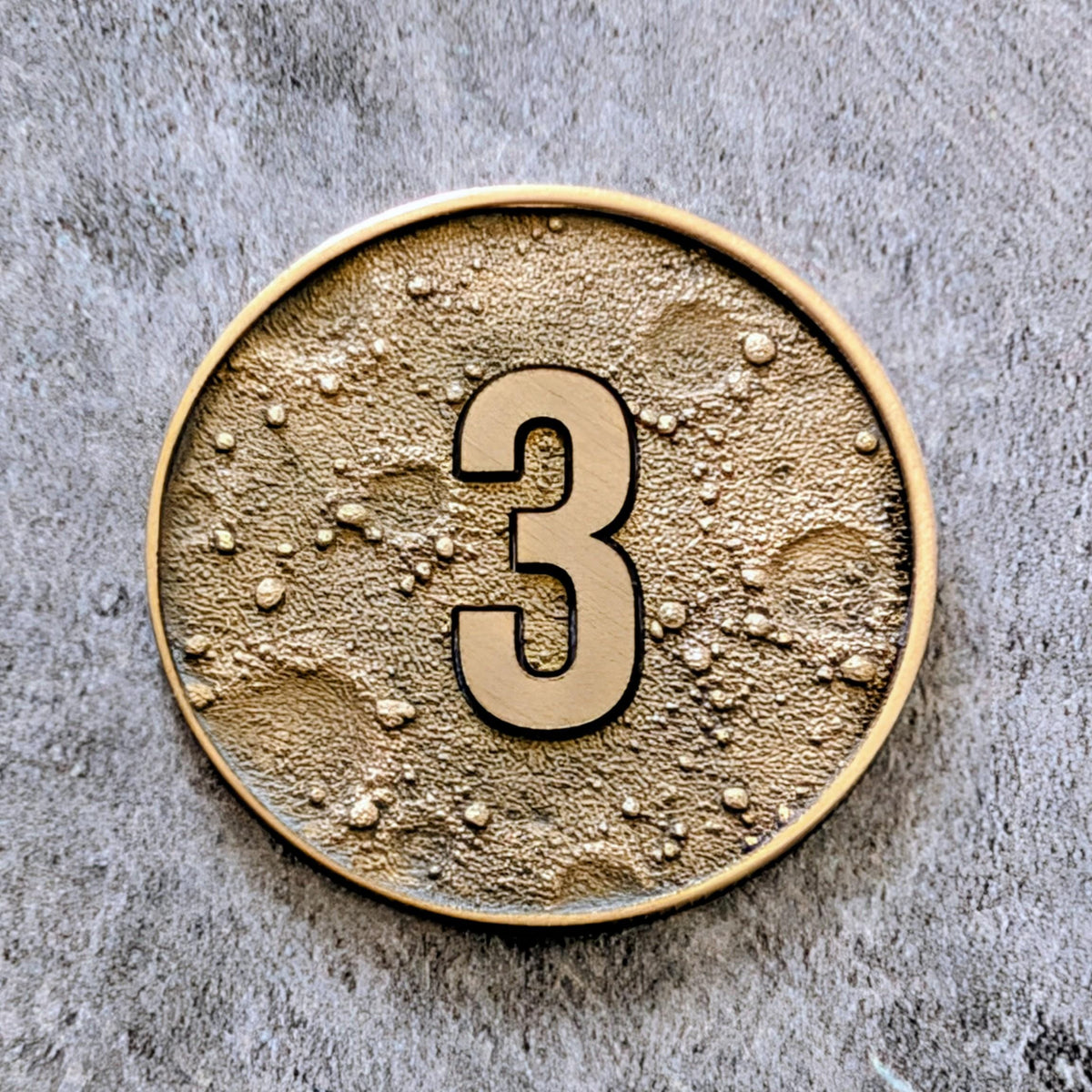 Wargaming Objective Markers Set - Laser Embossed Metal Tokens - Customizable Sci Fi & Fantasy