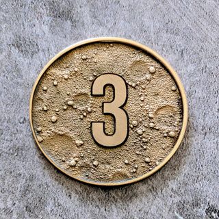 Wargaming Objective Markers Set - Laser Embossed Metal Tokens - Customizable Sci Fi & Fantasy