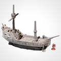 Ships Aground - Fantasy or Historical Tabletop Terrain for 28mm Wargaming and RPGs - Coastal Scatter Terrain - Txarli Factory