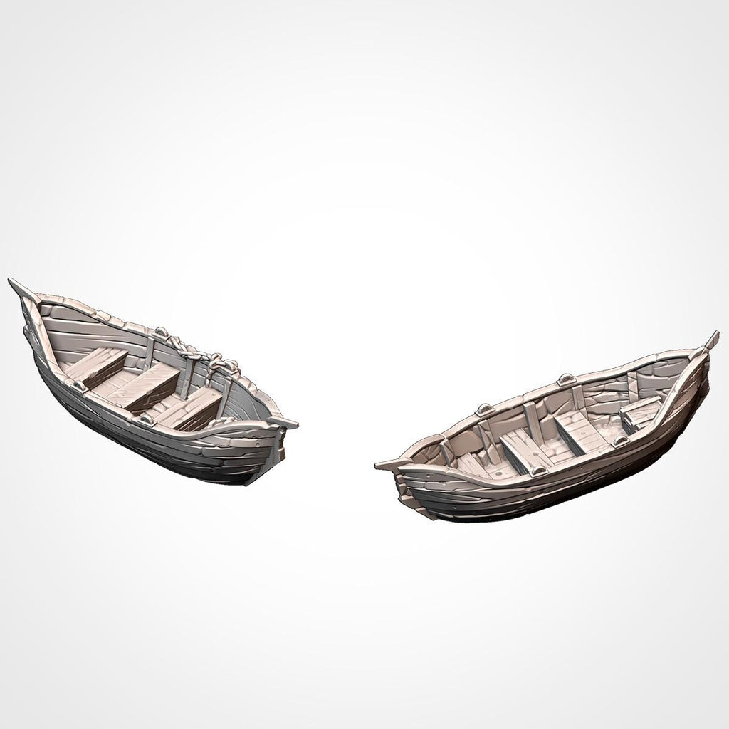 Ships Aground - Fantasy or Historical Tabletop Terrain for 28mm Wargaming and RPGs - Coastal Scatter Terrain - Txarli Factory