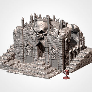Cursed Mausoleum - Gothic Cemetery Ruins for DnD, RPGs & 28mm Fantasy Wargaming - Txarli Factory