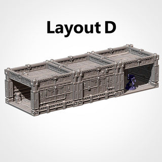 Modular Hive City Terrain - Sci Fi City Building System for 28mm Wargaming & Tabletop RPGs - Txarli Factory