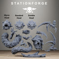 Xenarid Vermyx - Alien Burrowing Monster Resin Miniature for Sci Fi Wargaming & RPGs - StationForge