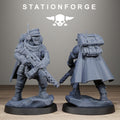 Freeguard Siege Infantry - Resin Miniatures for Sci Fi Wargaming, RPGs & Tabletop Gaming - StationForge