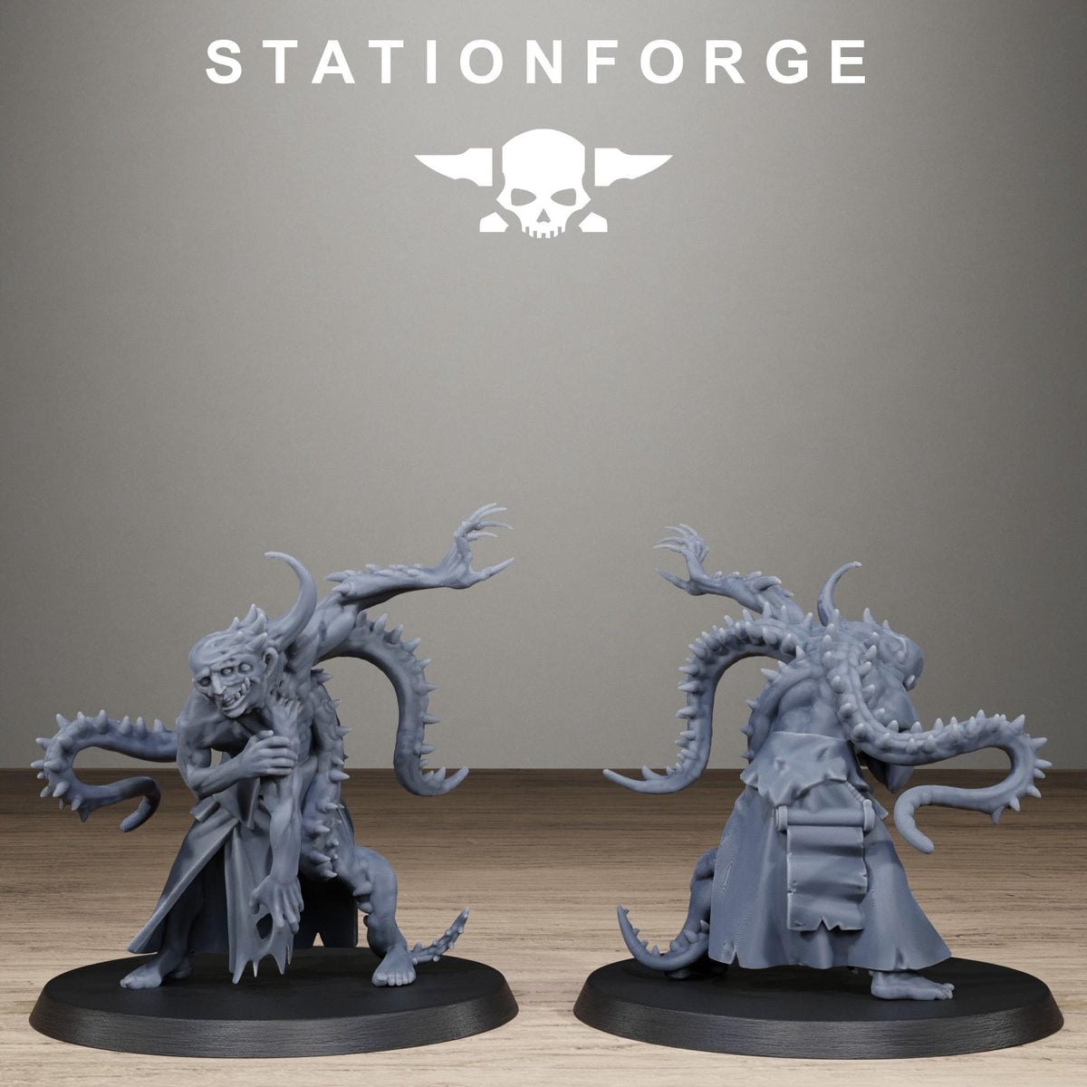 Corrupted Guard Possessed Demons - Corrupted Resin Miniatures for Sci Fi Wargaming, RPGs & Tabletop Gaming - StationForge