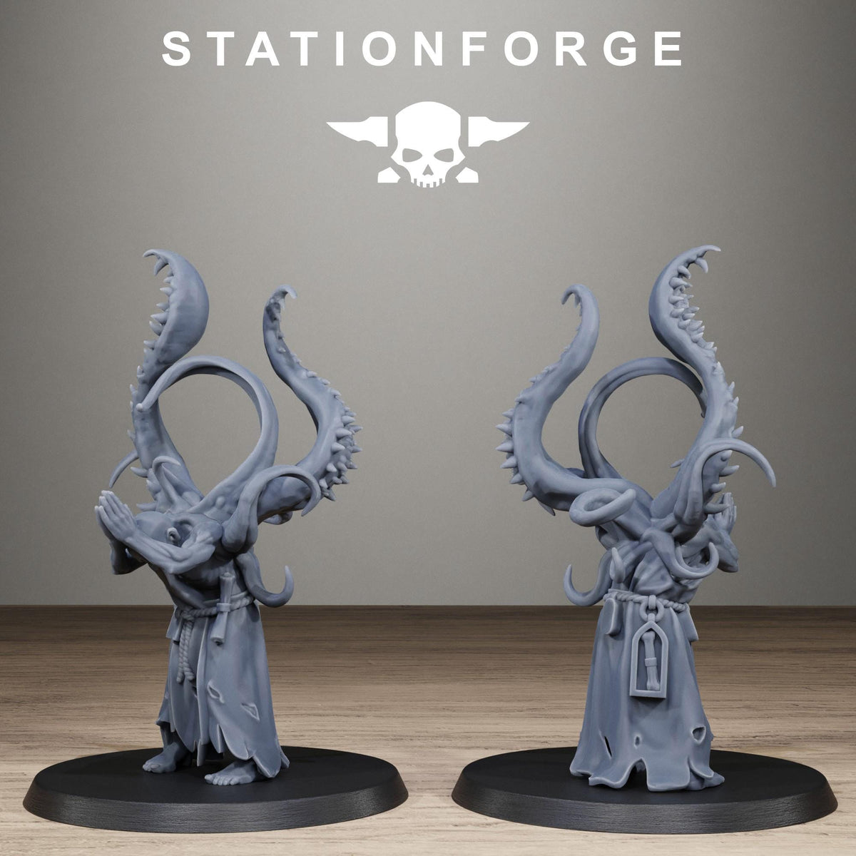 Corrupted Guard Possessed Demons - Corrupted Resin Miniatures for Sci Fi Wargaming, RPGs & Tabletop Gaming - StationForge