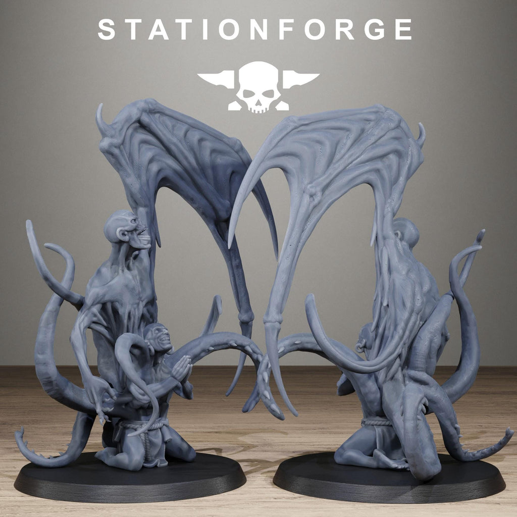 Corrupted Guard Possessed Demons - Corrupted Resin Miniatures for Sci Fi Wargaming, RPGs & Tabletop Gaming - StationForge