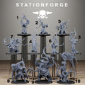 Corrupted Guard Possessed Demons - Corrupted Resin Miniatures for Sci Fi Wargaming, RPGs & Tabletop Gaming - StationForge
