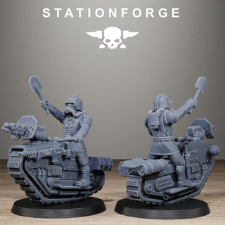 Grimguard War Treaders - Resin Cavalry & Recon Riders for Sci Fi Wargaming - StationForge