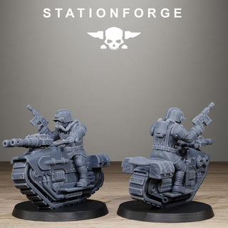 Grimguard War Treaders - Resin Cavalry & Recon Riders for Sci Fi Wargaming - StationForge