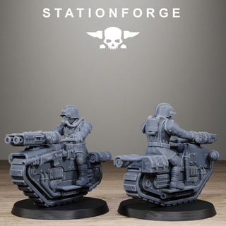 Grimguard War Treaders - Resin Cavalry & Recon Riders for Sci Fi Wargaming - StationForge