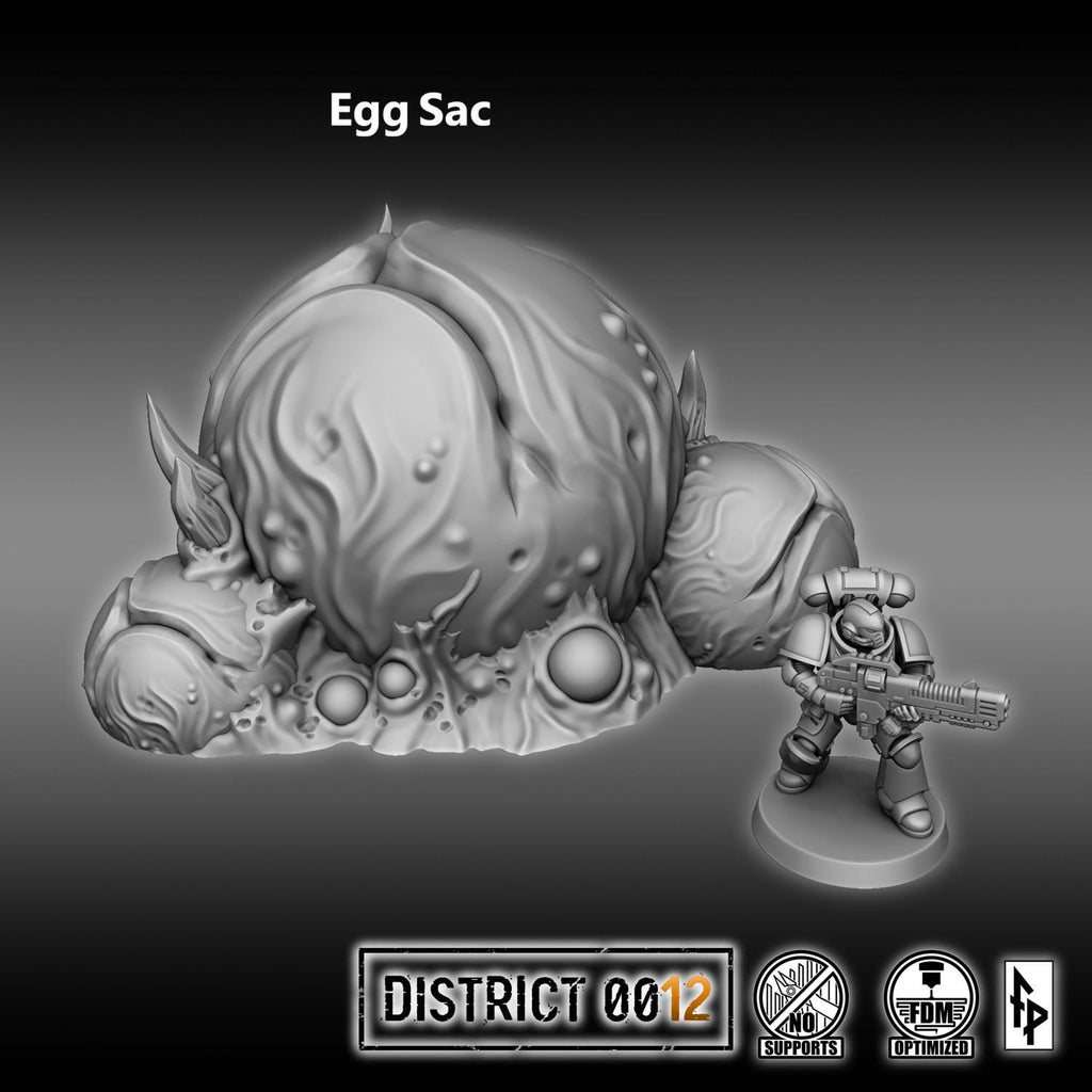 District 0012 - Parasites - SciFi Terrain - 3D Printed PLA Plastic