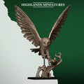 Great Owls & Owl Riders  Fantasy Flying Cavalry Resin Miniatures - Highlands Miniatures
