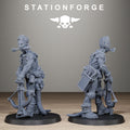 Techno Savages Scrap Tribers - Resin Miniatures for Sci Fi Wargaming, RPGs & Hive Gangs - StationForge